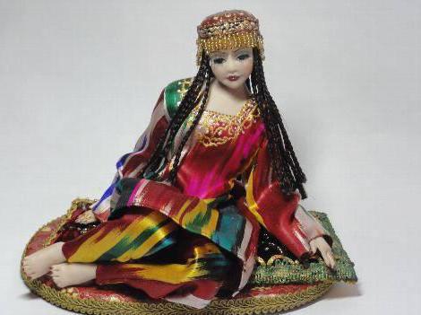 Шалбар киген өзбек әйелі