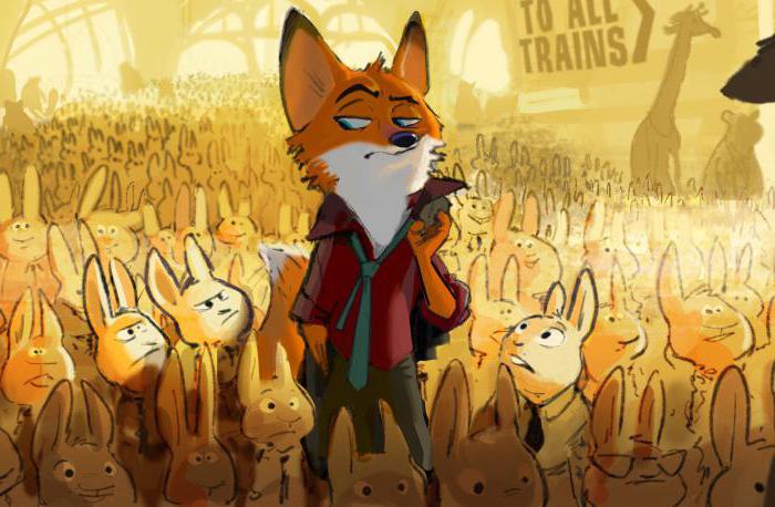 کارٹون Zootopia جائزے حروف کے ناموں سٹائل