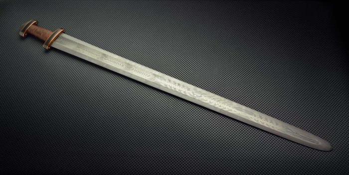 北欧海盗维京剑的剑,特别是用