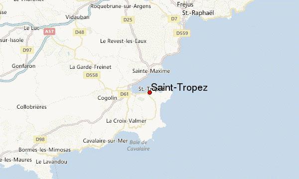 Saint Tropez Cartina - Cartina Brasile